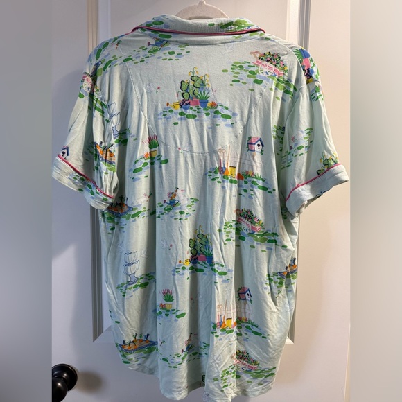 Kate Spade Women’s 2 Piece Pajama Set Spring Bunny size Large - Picture 5 of 9